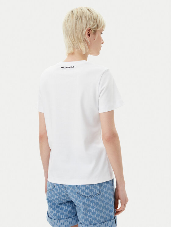 KARL LAGERFELD KARL LAGERFELD Camiseta A2W17103 Blanco Regular Fit