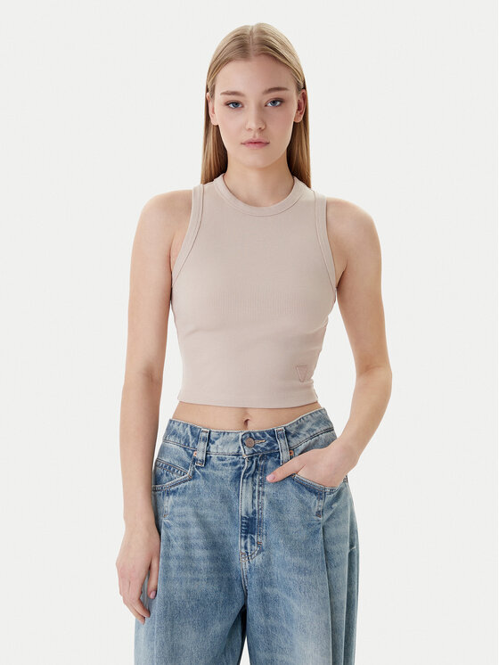 Guess Guess Top V3GP19 K8RT2 Beis Slim Fit