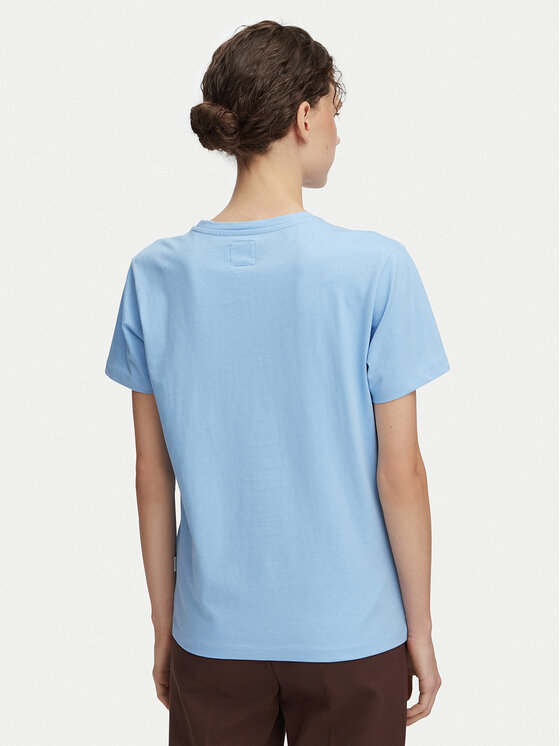 Beverly Hills Polo Club Beverly Hills Polo Club Camiseta P-SS26W-TS085 Azul claro Regular Fit