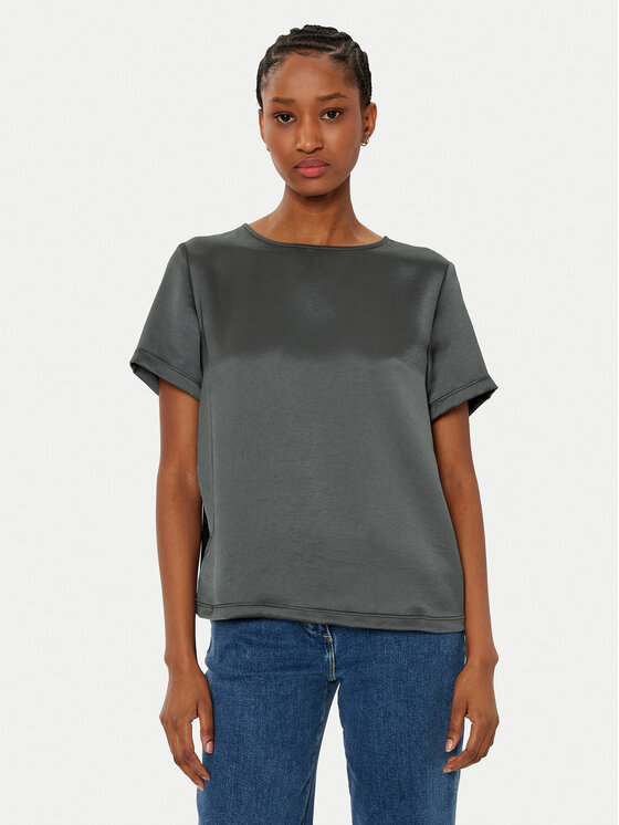 Weekend Max Mara Weekend Max Mara Футболка Amburgo 2515941051 Чорний Regular Fit