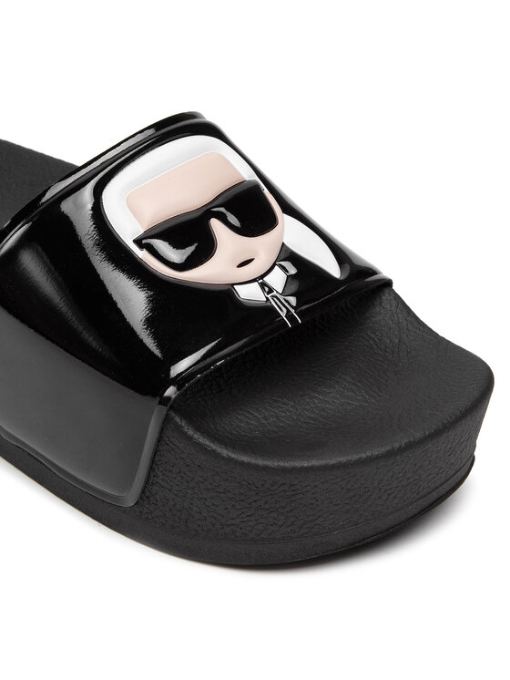 KARL LAGERFELD Nazouváky KARL LAGERFELD KL80806 Černá