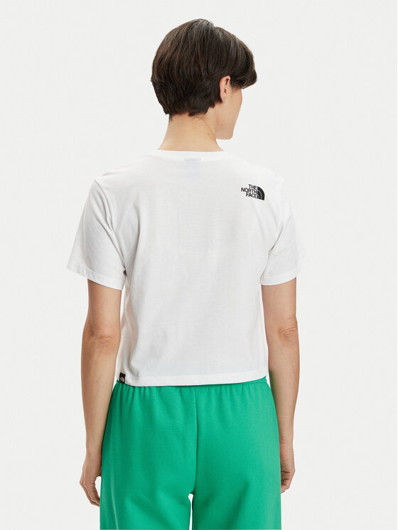 The North Face The North Face Marškinėliai Simple Dome NF0A87U4 Balta Relaxed Fit