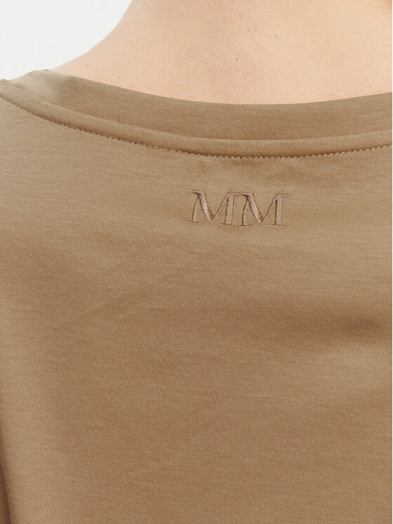 Max Mara Leisure Max Mara Leisure Póló 2516941098650 Barna Regular Fit
