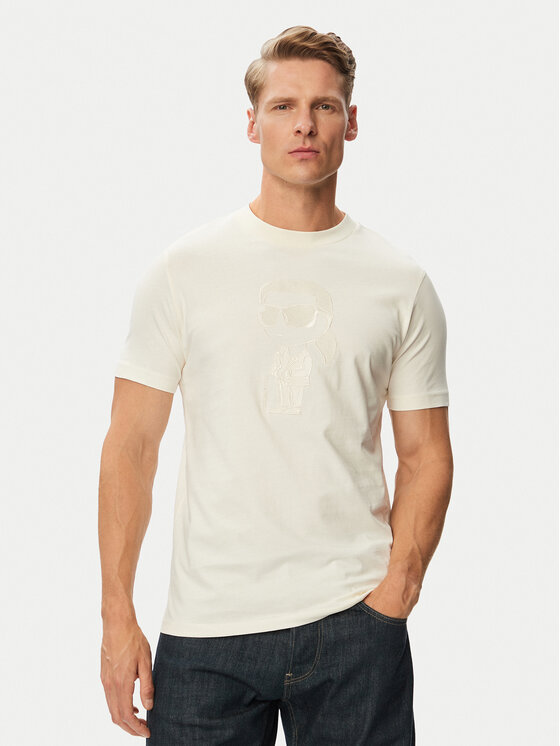 KARL LAGERFELD KARL LAGERFELD Camiseta 755040 563225 Blanco Regular Fit