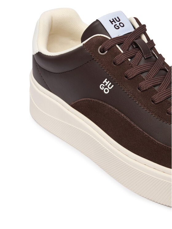 HUGO Sneakersy HUGO Lyzzplt 50573912 Tmavě hnědá