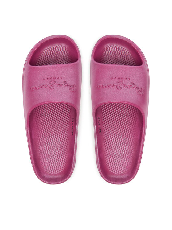Pepe Jeans Шльопанці Pepe Jeans Beach Slidemet PLS70165 Рожевий