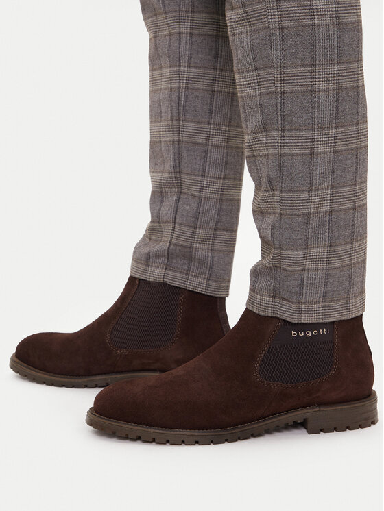 Bugatti Členková obuv s elastickým prvkom Bugatti 311-AOB31-1400 Hnedá