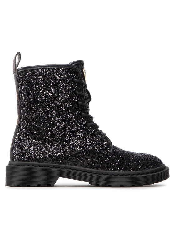 Kotníková obuv Guess Rambo FL8RMB FAM10 Černá | Eobuv.cz