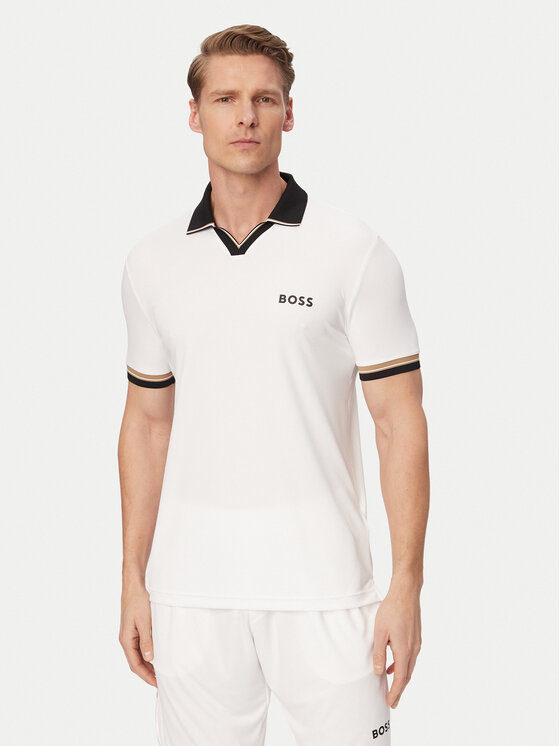 BOSS BOSS Polo Serve 2 50559200 Blanco Slim Fit