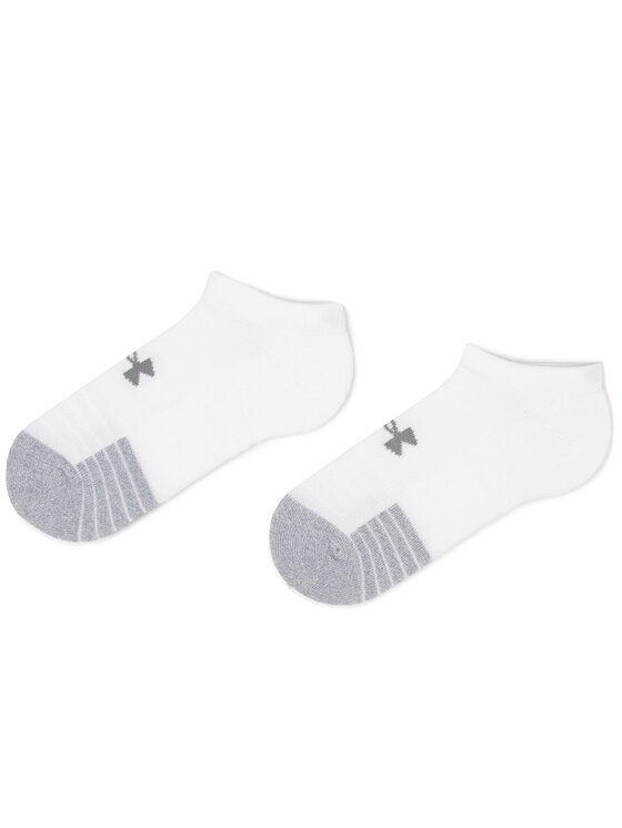 Under Armour Къси чорапи Under Armour Heatgear No Show Sock 1346755-100 Бял