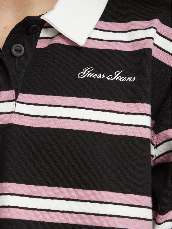 Guess Jeans Guess Jeans Polo W6BP07 K5473 Crna Regular Fit