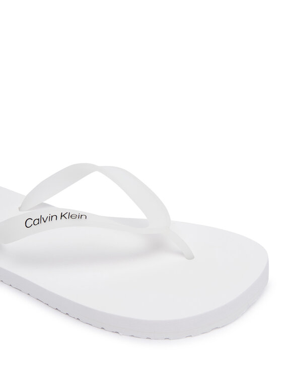 Calvin Klein Japonki Calvin Klein Logo Strap HM0HM02105 Biały