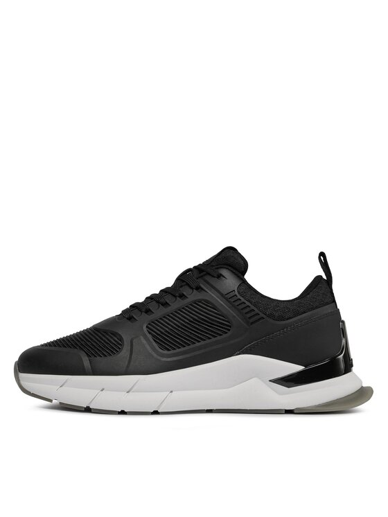 Calvin Klein Superge Calvin Klein Lace Up Runner - Caged HW0HW01996 Črna