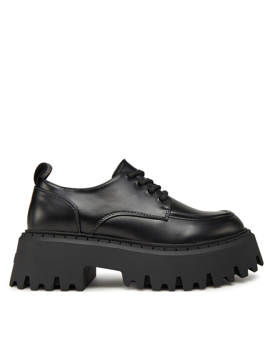 Buffalo Оксфордки Buffalo Aspen Lace Up Lo 1622550 Черен