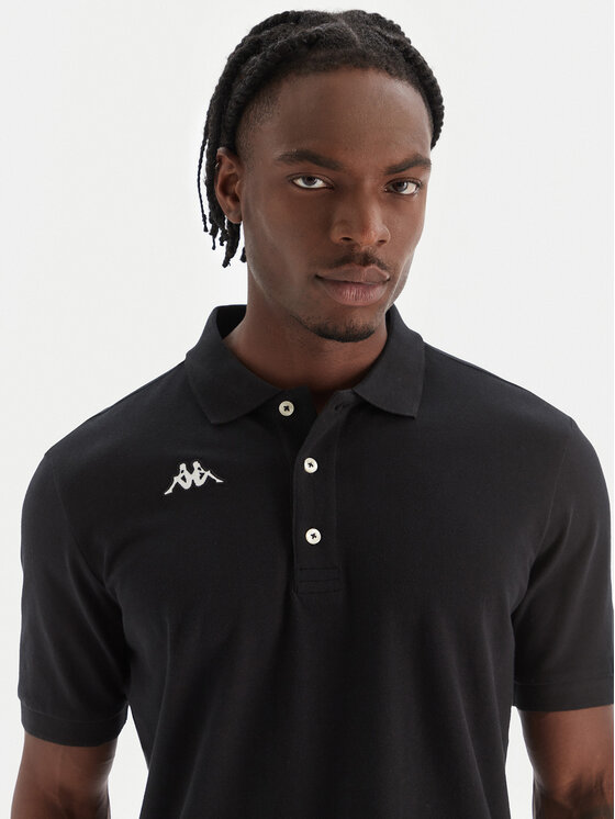 Kappa Kappa Polo Logo Sharas Mss 302B3D0 Negro Regular Fit