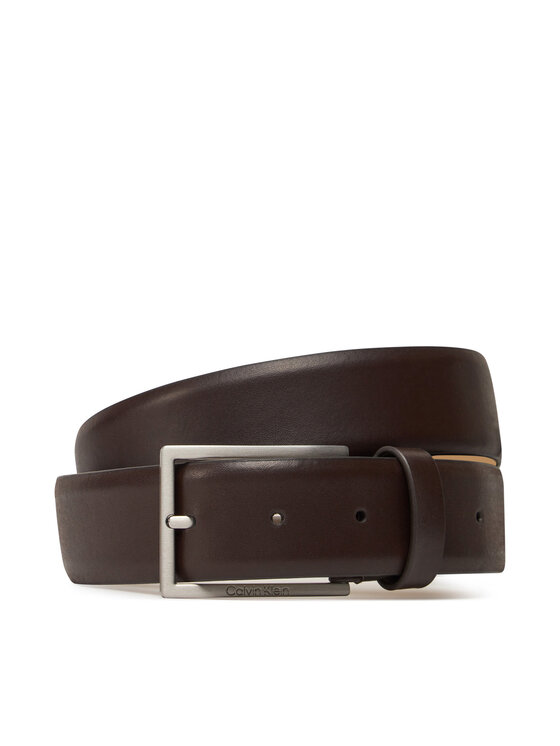 Calvin Klein Pasek Męski Calvin Klein Adj Minimal Formal 35Mm K50K512833 Brązowy
