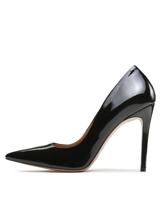 R.Polański Pantofi cu toc subțire R.Polański 1650 Negru