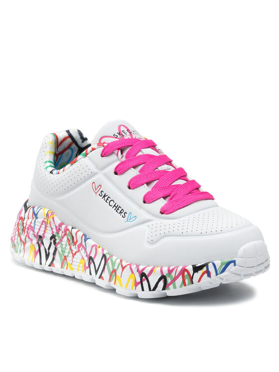 Skechers Снікерcи Skechers Lovely Luv 314976L/WMLT Білий