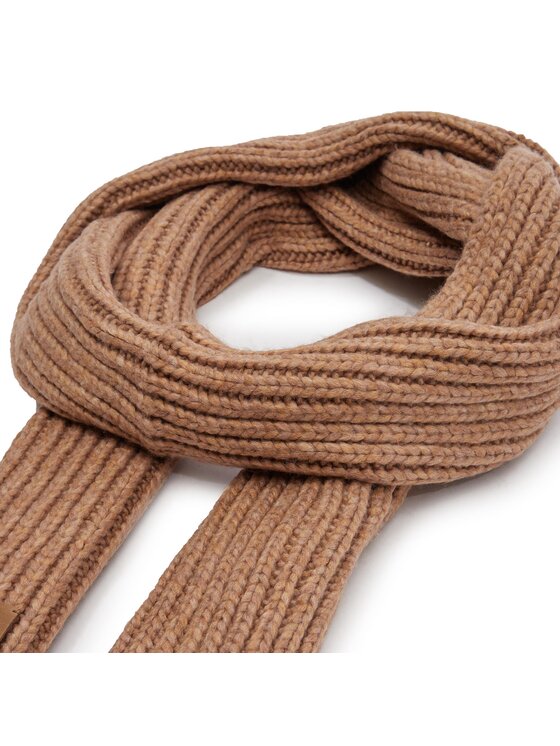 Ugg Комплект шал и шапка Ugg W Chunky Rib Knit Set 20270 Кафяв