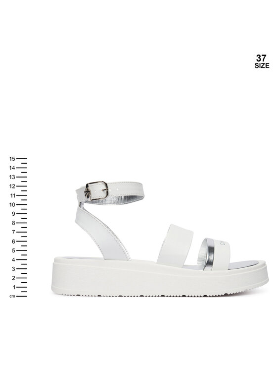 Calvin Klein Sandale Calvin Klein Velcro Sandal V4A2-83261-0326 D Bijela