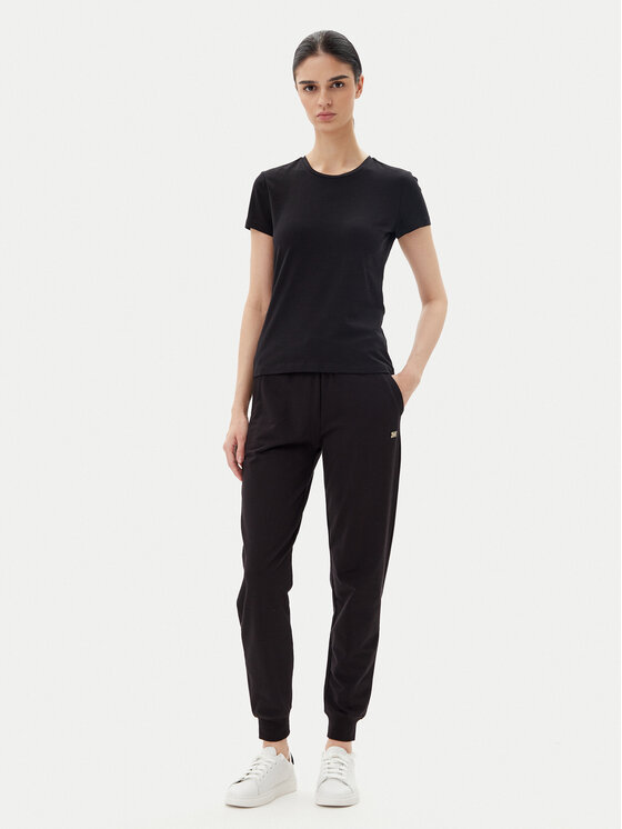 EA7 Emporio Armani EA7 Emporio Armani Футболка 7W000497 AF14880 UC001 Чорний Regular Fit