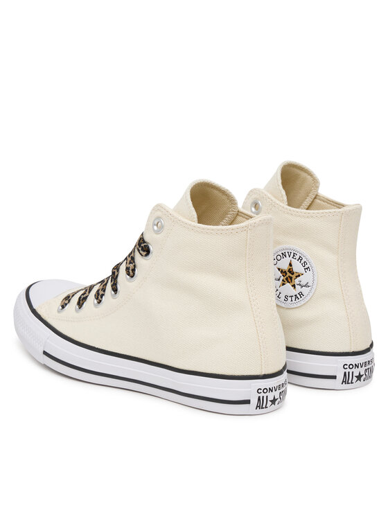 Converse Kedas Converse Chuck Taylor All Star Leopard Laces A19179C Krēmkrāsas