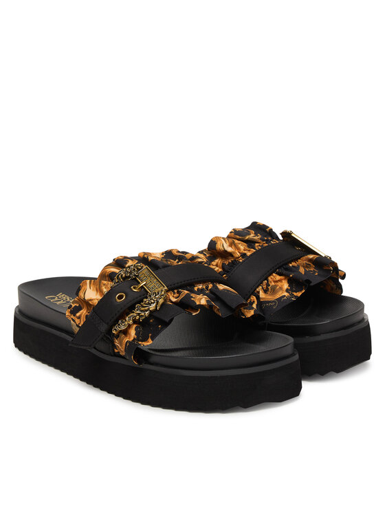 Versace Jeans Couture Шльопанці Versace Jeans Couture 80VA3SM5 ZS175 G89 Чорний