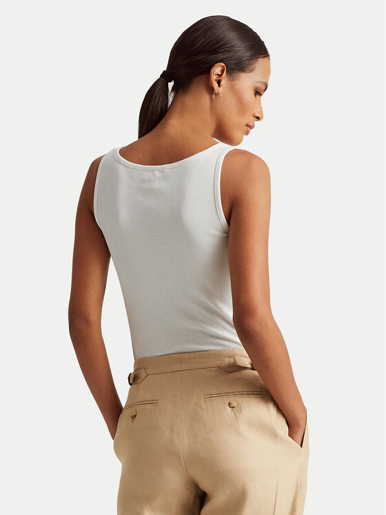 LAUREN RALPH LAUREN LAUREN RALPH LAUREN Top 200704777004 Blanco Slim Fit