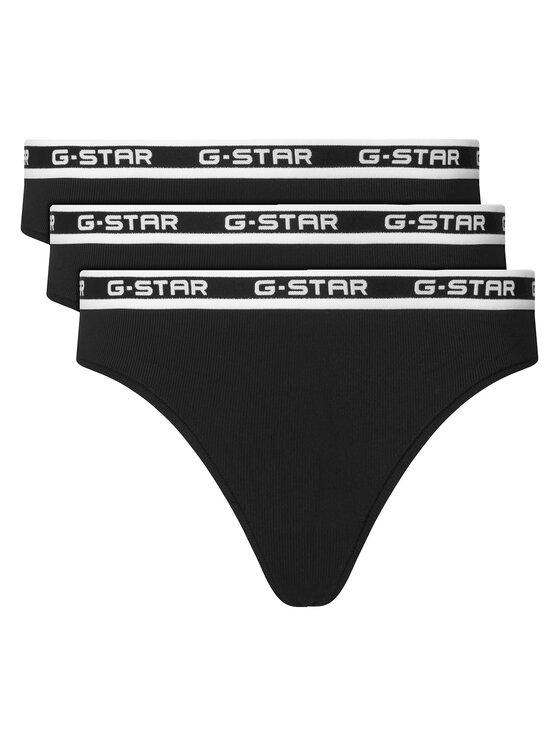 G-STAR G-Star Raw Conjunto de bragas brasileñas D29459 Negro