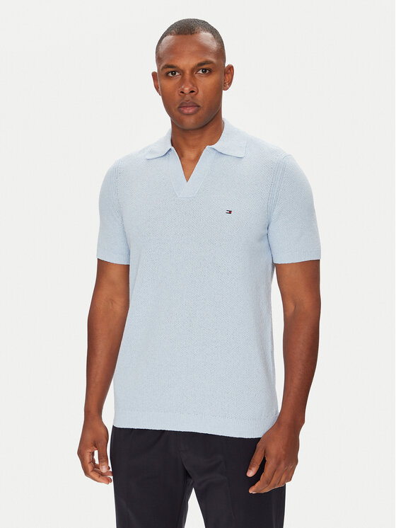 Tommy Hilfiger Tommy Hilfiger Polo marškinėliai MW0MW39531 Žydra Regular Fit