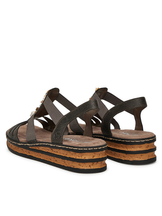 Rieker Σανδάλια Rieker 62949-45 Γκρι