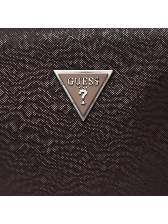 Guess Τσαντάκι Guess Certosa Saffiano Smart Mini Bags HMECSA P3254 Μπορντό