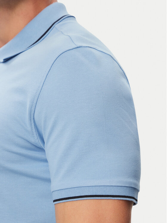 Beverly Hills Polo Club Beverly Hills Polo Club Polo P-SS26M-P42561BBU Azul claro Regular Fit