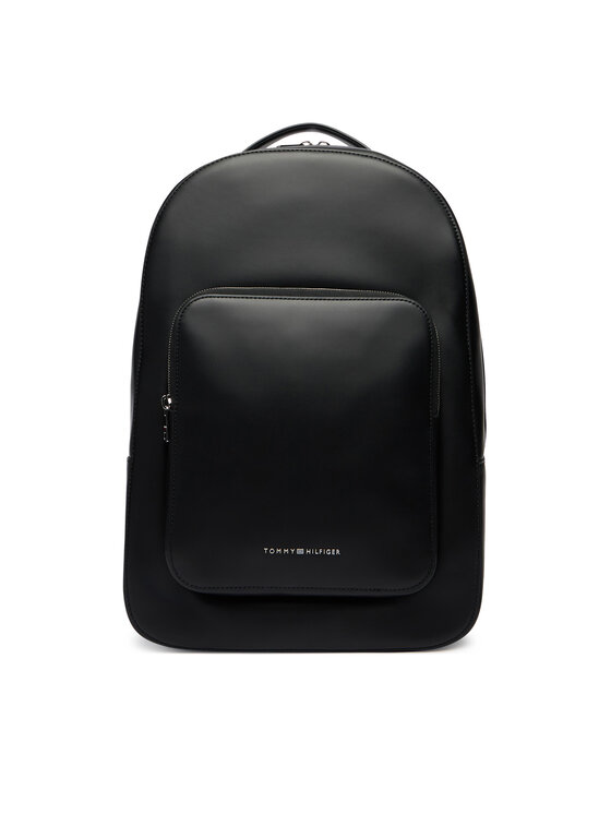 Tommy Hilfiger Plecak Tommy Hilfiger Th Business Leather Backpack AM0AM14162 Czarny