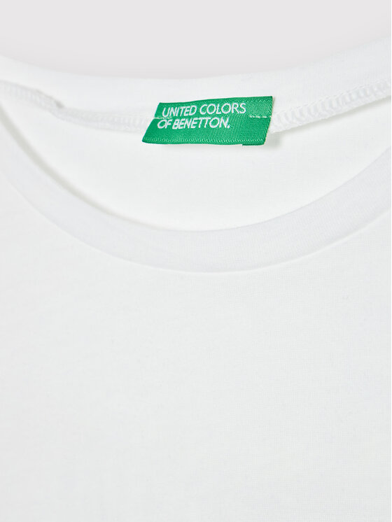 United Colors Of Benetton United Colors Of Benetton Футболка 3I1XC102T Білий Regular Fit