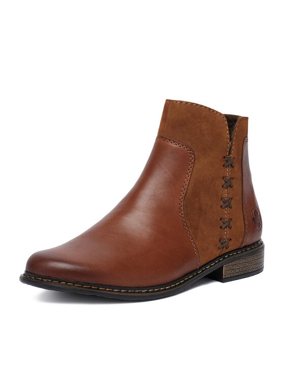 Rieker Polokozačky Rieker CEO-Z4951-24 Hnědá