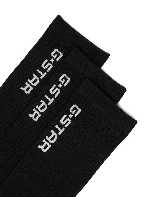 G-STAR Κάλτσες μακριές G-STAR CEO_AS_G-STAR_312_W_AW26 (3-PACK) Μαύρο