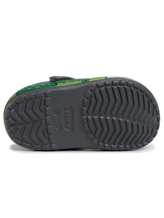 Crocs Natikači Crocs Fl Dino Band Lights Cg K 206157 Siva