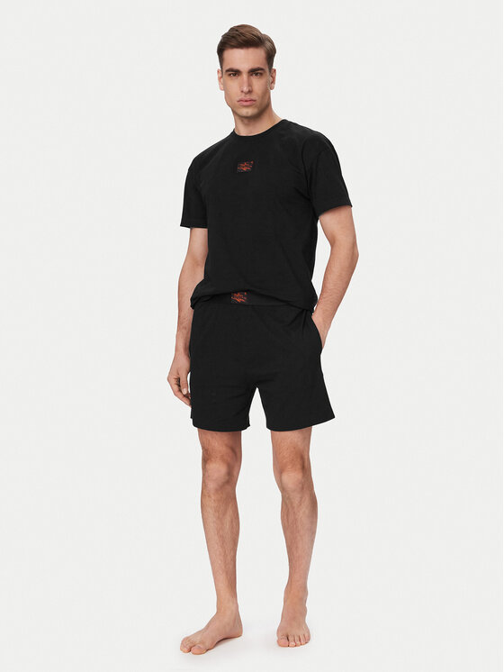 HUGO HUGO Pijama 50559742 Negro Regular Fit