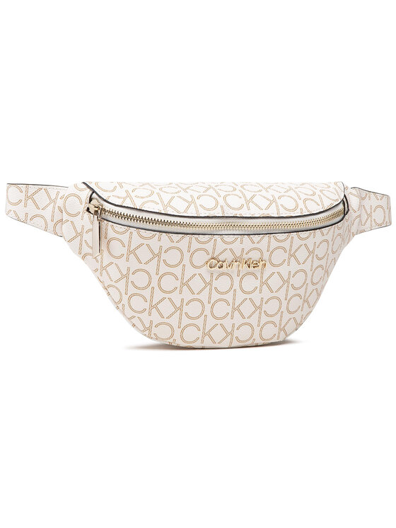 Calvin Klein Τσαντάκι Μέσης﻿ Calvin Klein Waistbag Monogram K60K608139 Λευκό