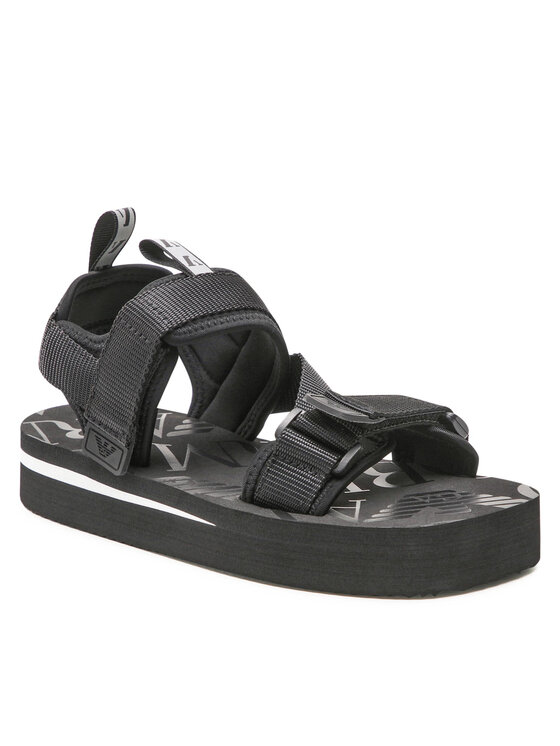 Emporio Armani Sandales Emporio Armani X4P113 XN170 K001 Melns