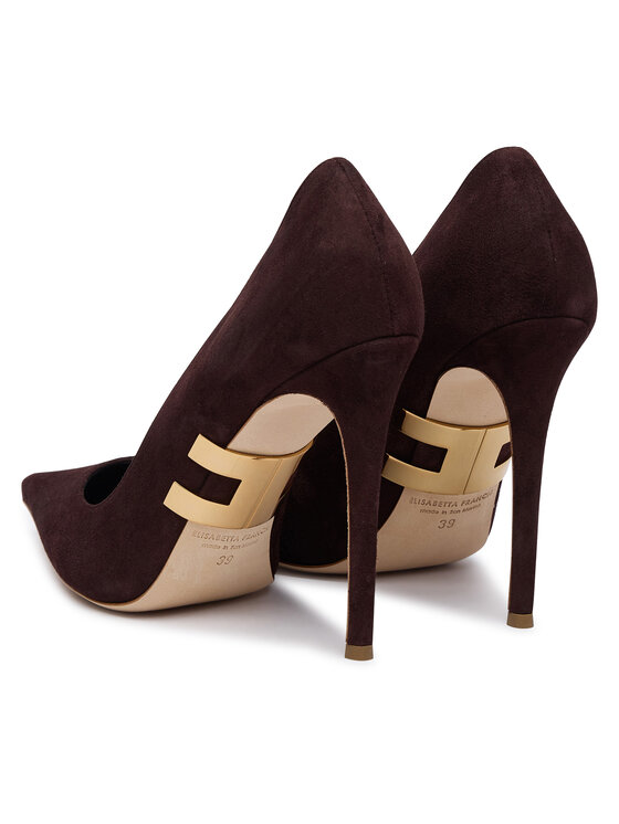 Elisabetta Franchi Туфлі на шпильці Elisabetta Franchi SA-16L-62E2-V590 Темно-коричневий