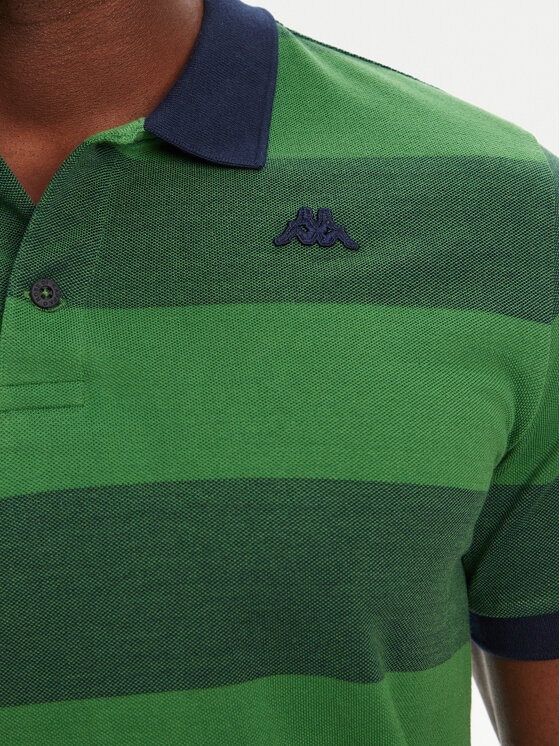 Robe di Kappa Robe di Kappa Поло Ming 64126KW Зелений Slim Fit