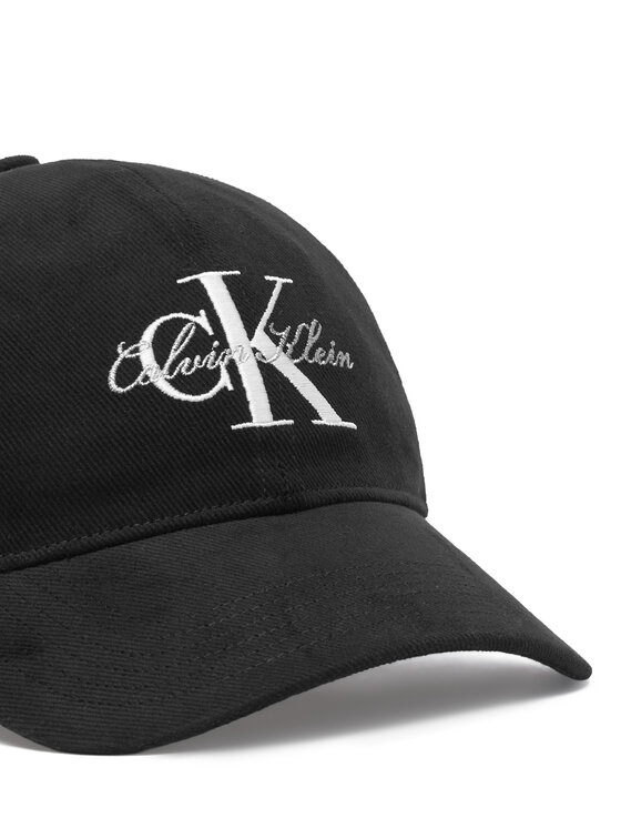 Calvin Klein Καπέλο Jockey Calvin Klein Lurex Graphic Script Monologo Ca LV04F5115G Μαύρο