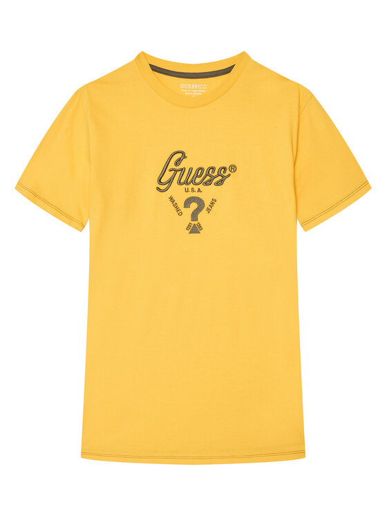 Guess Guess Футболка L6GI06 K8HM4 Жовтий Relaxed Fit