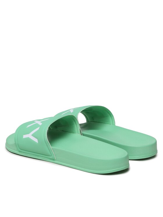 Roxy Klapki Roxy ARJL100679 Zielony