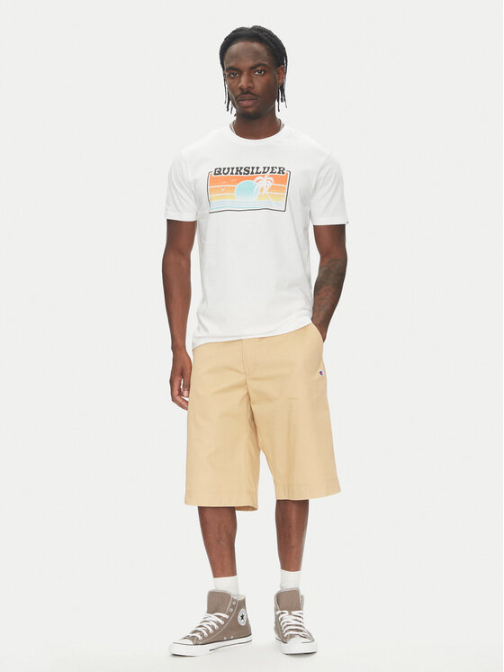 Quiksilver Quiksilver Футболка EQYZT08065 Білий Regular Fit