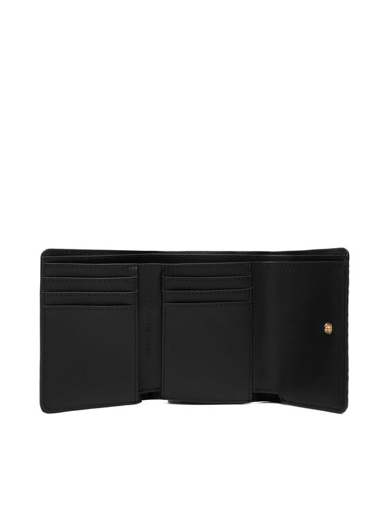 Tommy Hilfiger Peněženka Tommy Hilfiger Th Icon Trifold Mono AW0AW18484 Černá