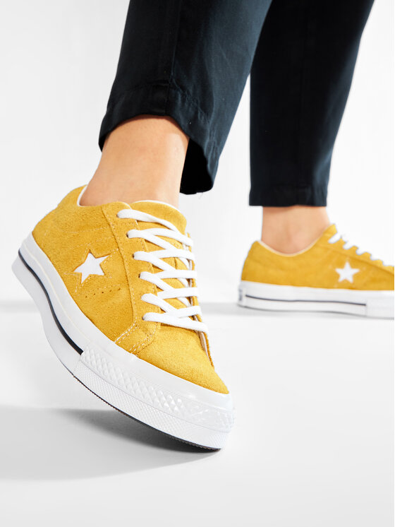 Converse Kedai Converse One Star Ox 165033C Geltona