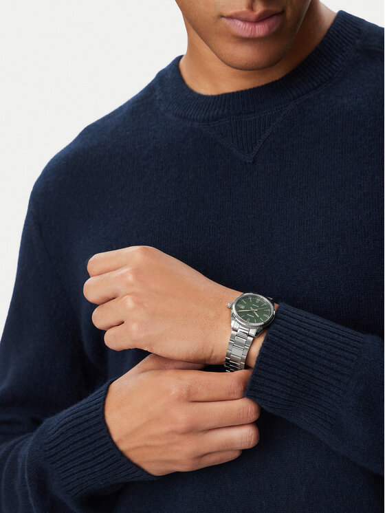 Casio Zegarek Casio UTP-1302PD-3A1VEF Srebrny